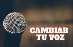 Usa la aplicación para cambiar tu voz