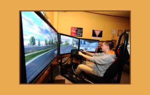 Simulador de conducción para aprender a conducir