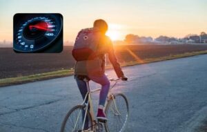 Comprueba la velocidad a la que pedaleas