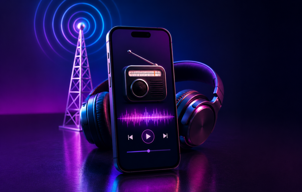 Escucha radio en línea: app fácil y gratis
